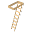 Stair ladder loft