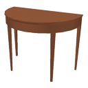 Table half round