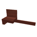 Comodino Sinistro Ciliegio