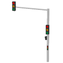 Feu-de-signalisation-avec-signalisation-au-dessus