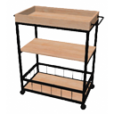 Waitress-table-on-wheels