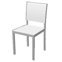 White kitchen chair