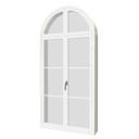 Window 2x4 arched