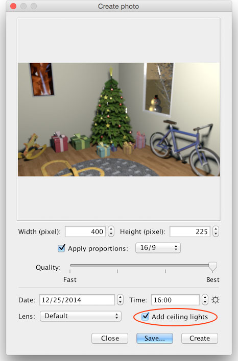 Softer Shadows. christmas create photo