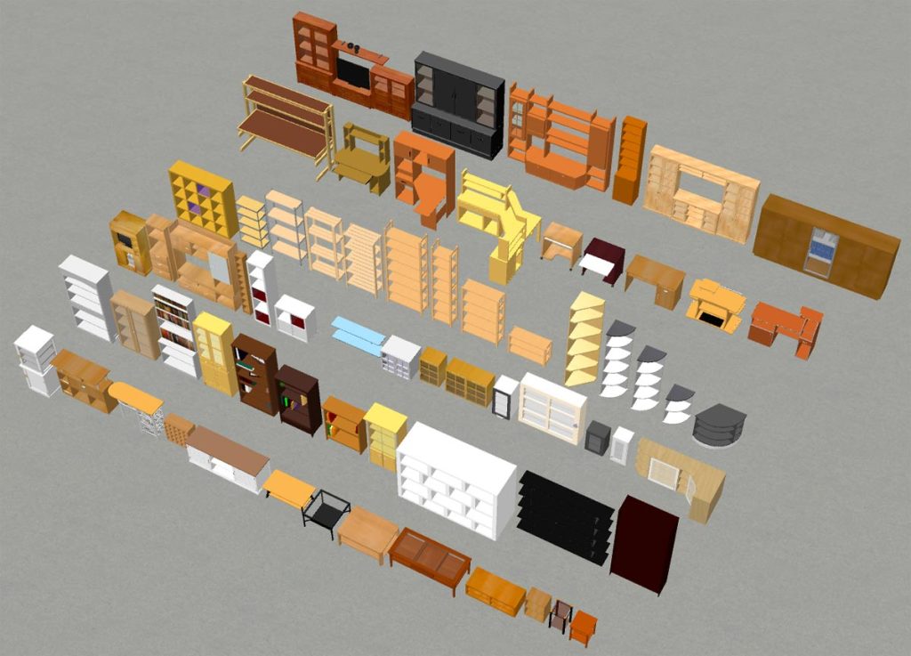 Magnetism on shelf units