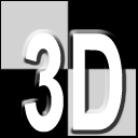 optical shop 3d icon