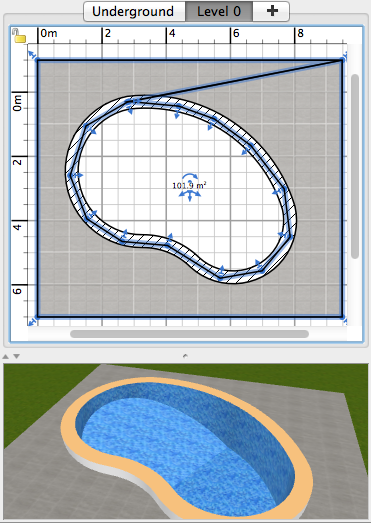 Swimming Pool Design. modified pool