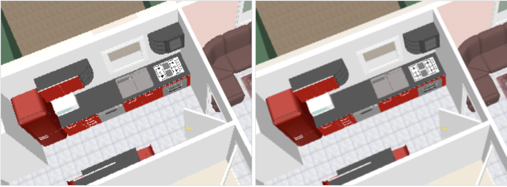 Sweet Home 3D 3.7. kitchen view