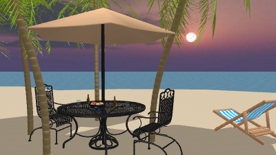 Sweet Home 3D 4.4.  sunset