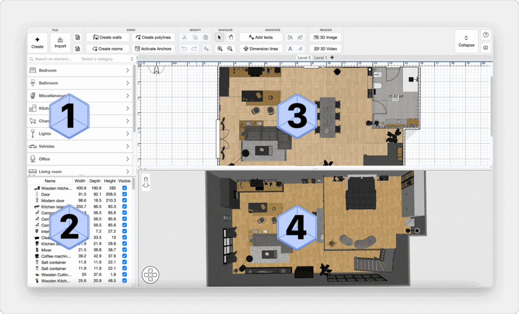 User interface guide
